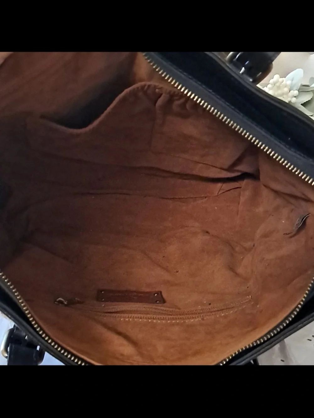 Patricia Nash  Map-Print Tote Bag in Brown and Black Large NWT - Picture 3 of 5